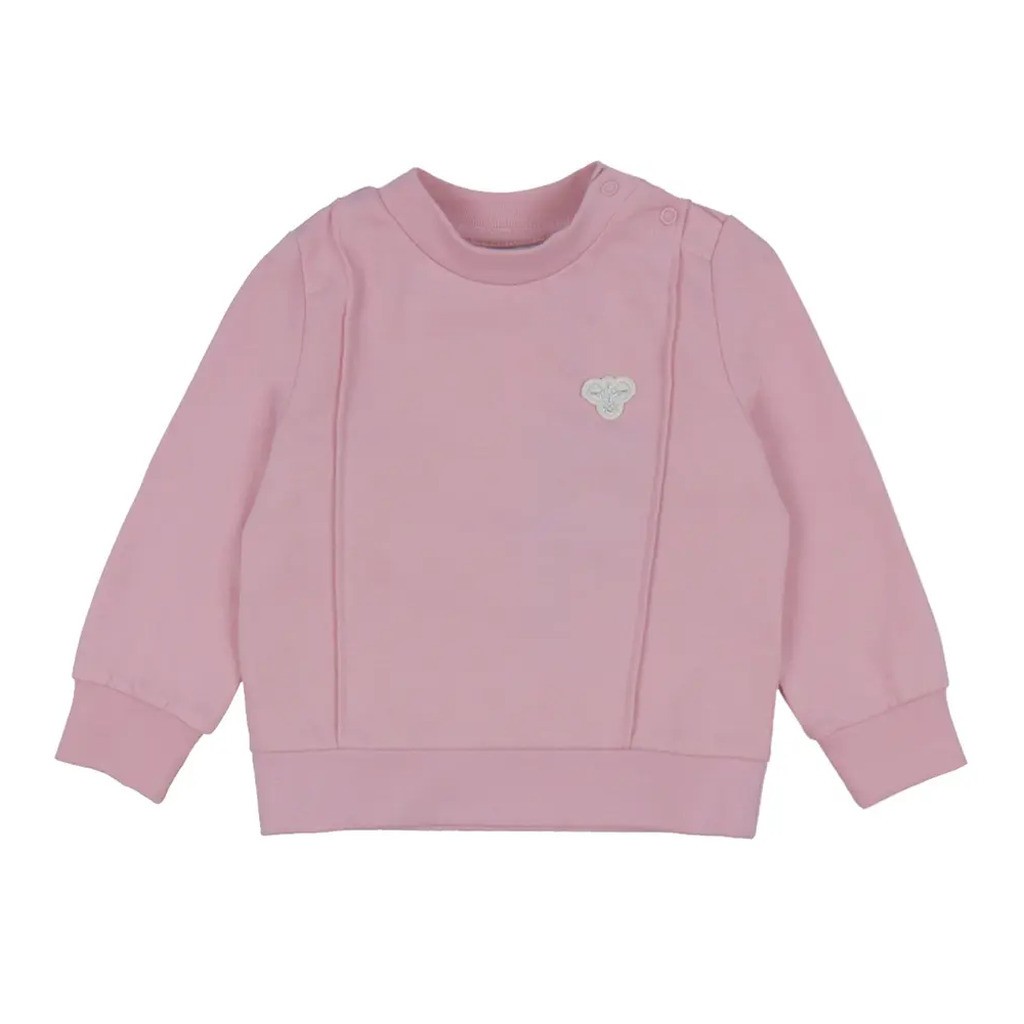 Pintuck Sweatshirt - Pink nectar - 80