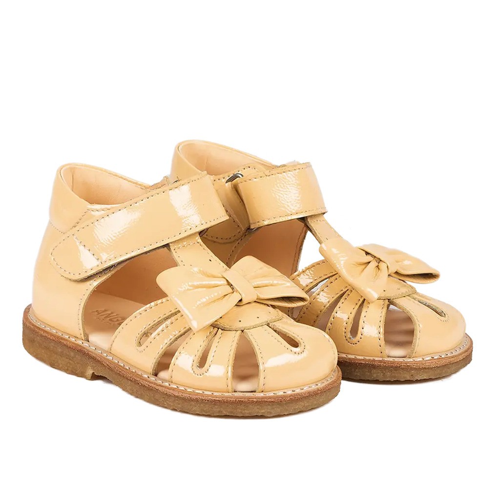 Begynder sandal med sløjfe og velcro lukning - 2706 - 21