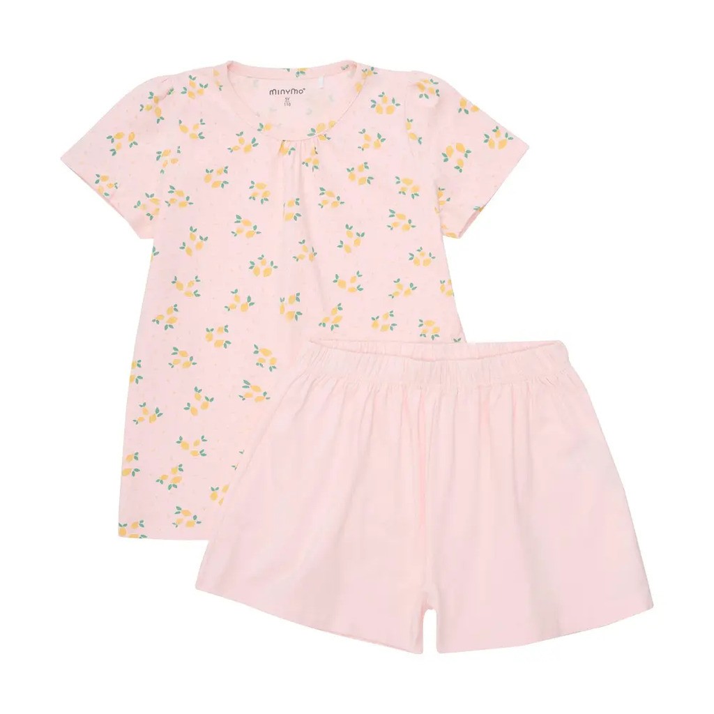 T-shirt+Shorts Sæt AOP - 5520 - 104