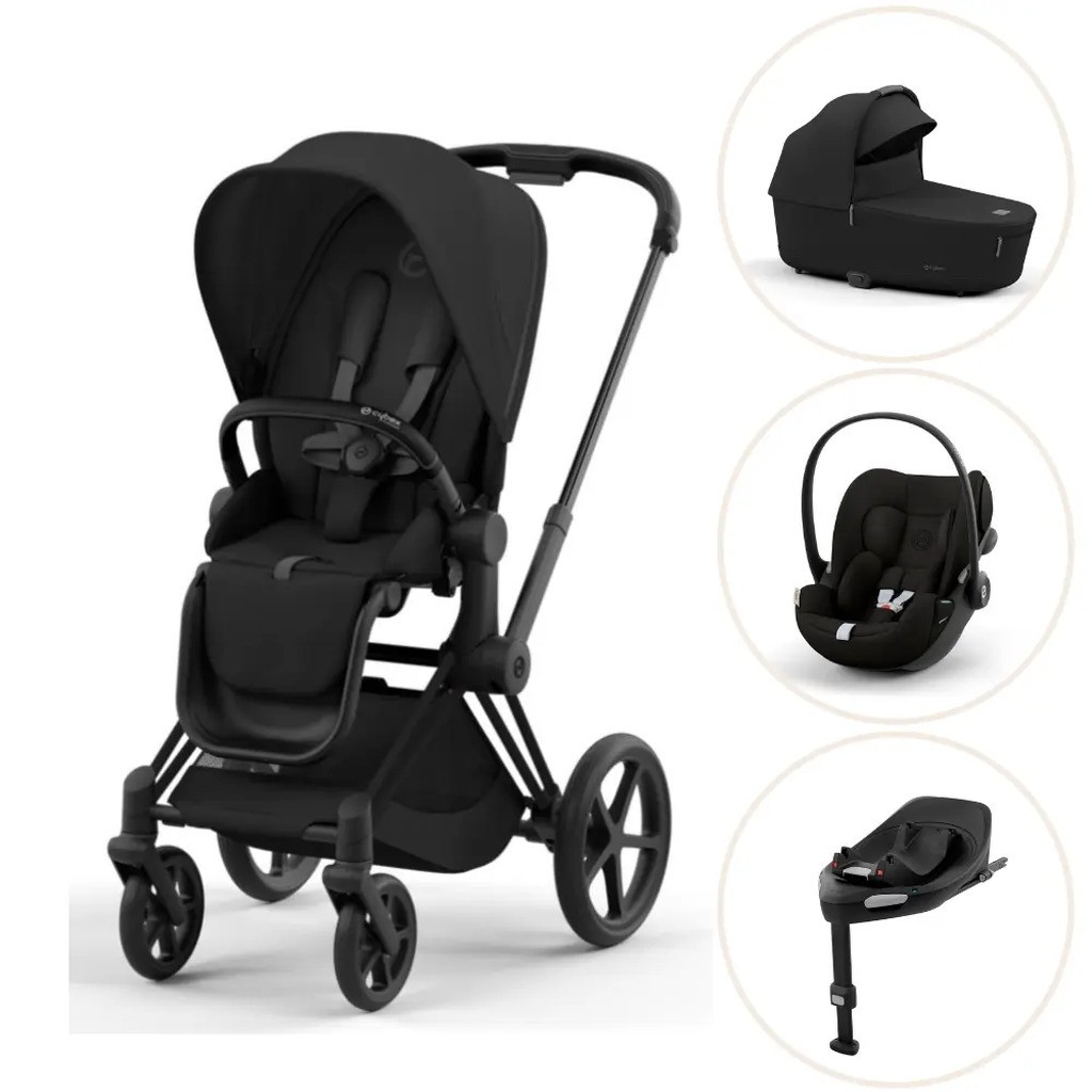 Priam duovogn sepia black/matt black inkl. Cloud G og Base G - magic black