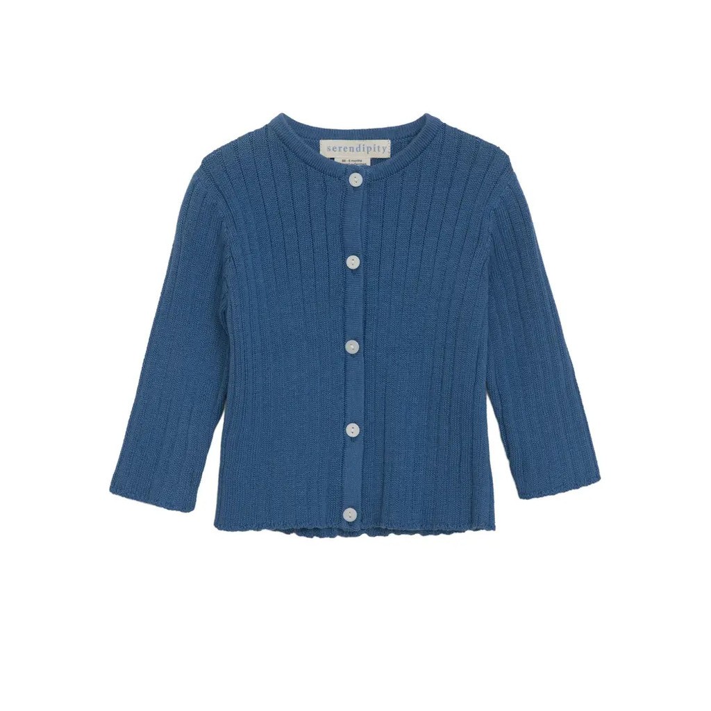 Baby Rib Cardigan - DARKTIDE - 80