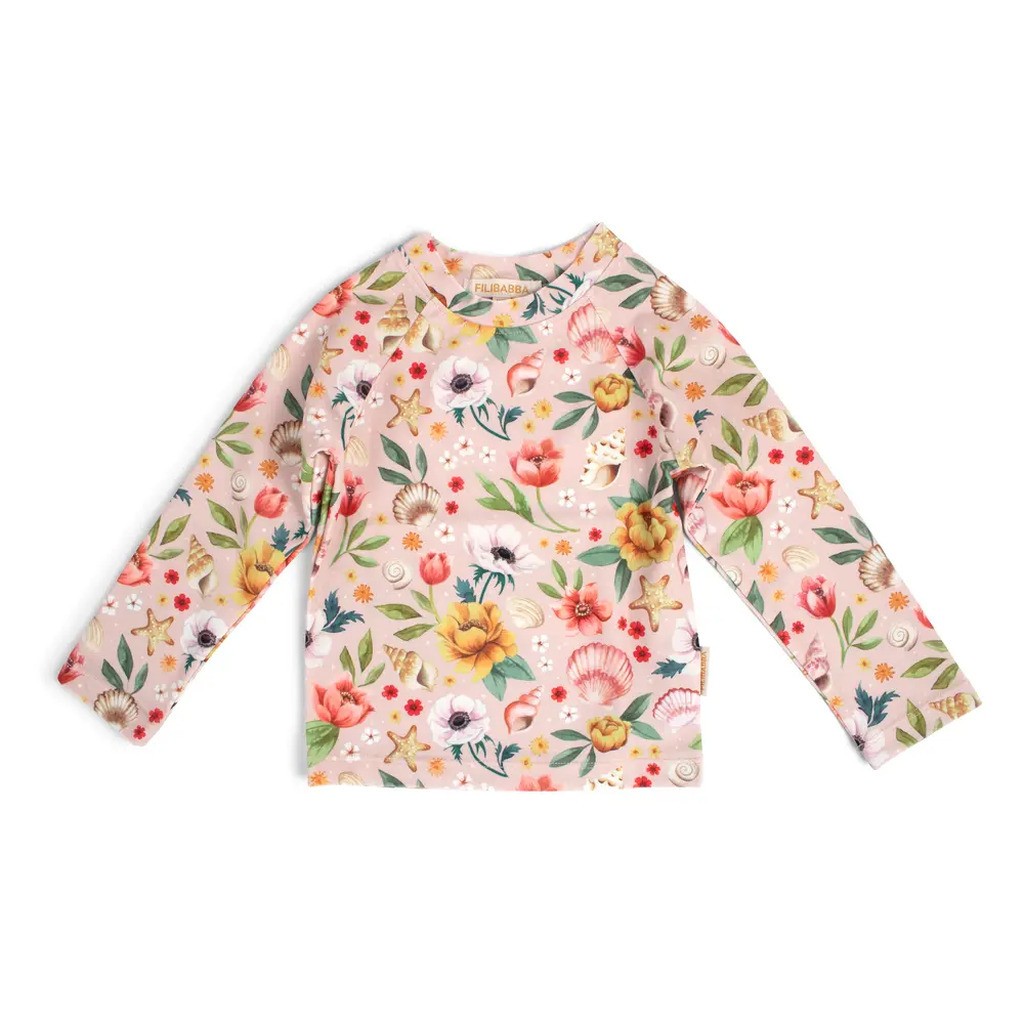 Nor - UV-bluse LS - LYSERØD - 1-2 ÅR