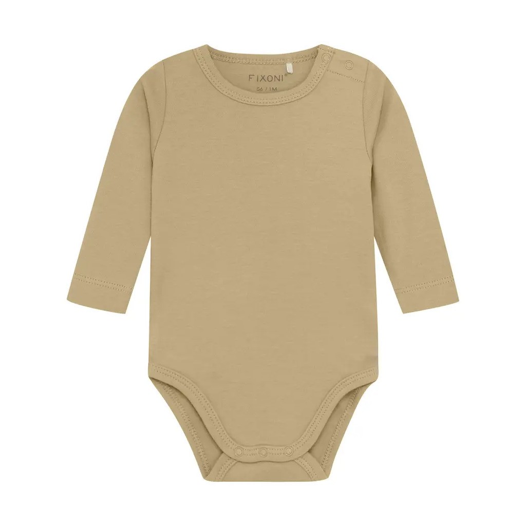 Body langærmet - Sesame - 92