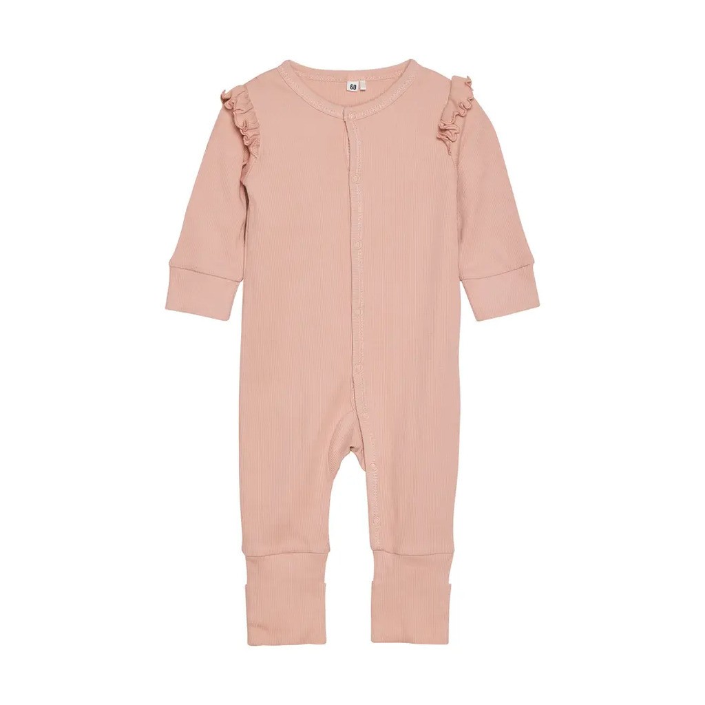 Jumpsuit lange ærmer - Mahogany Rose - 50