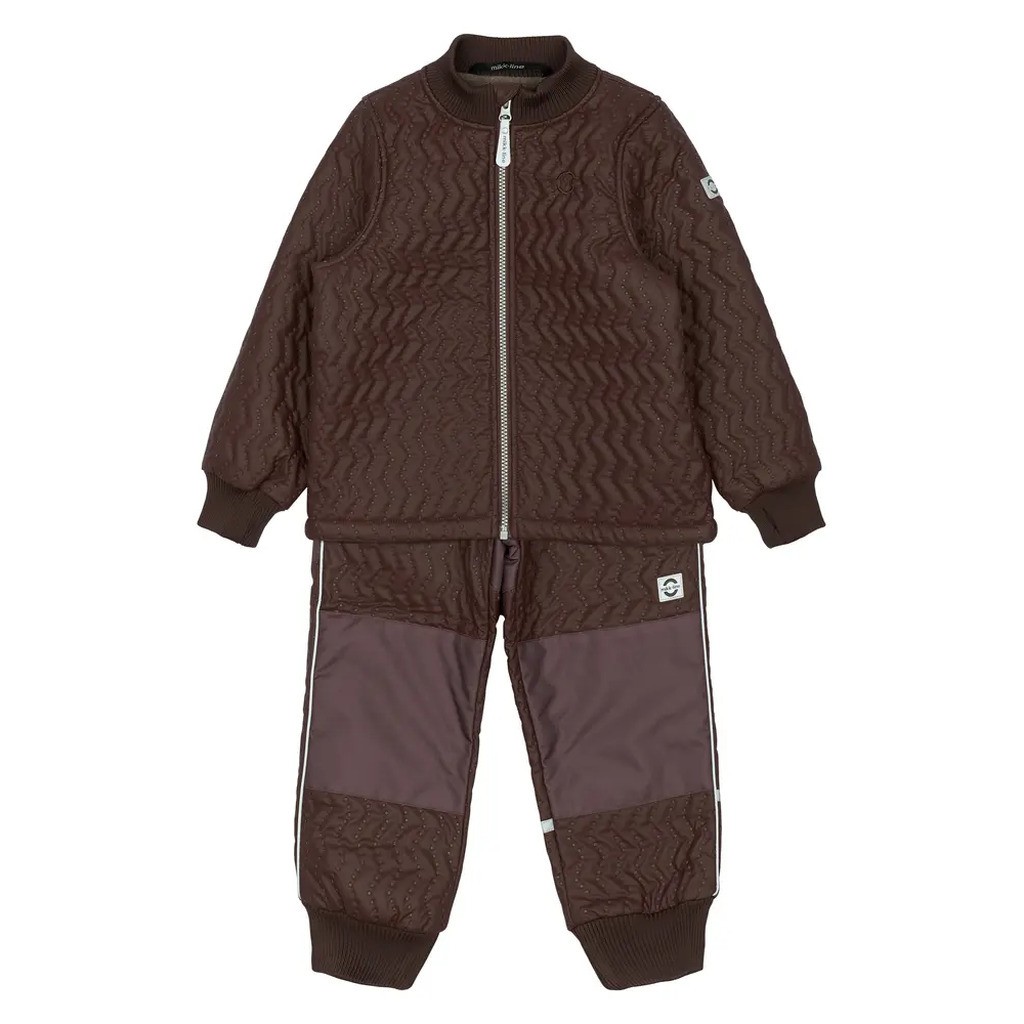 Duvet Fleece Sæt - French roast - 92 CM