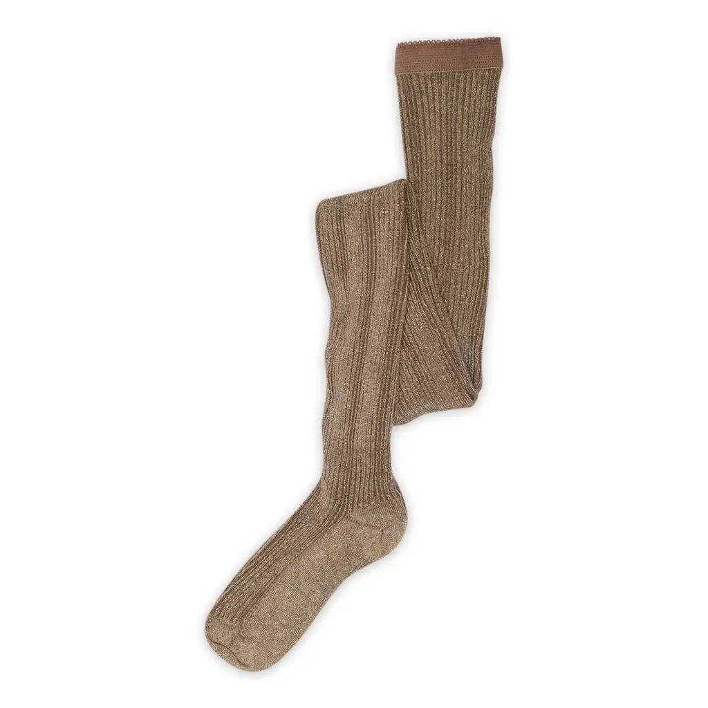 Celosia glitter strømpebukser - Brown sienna - 70