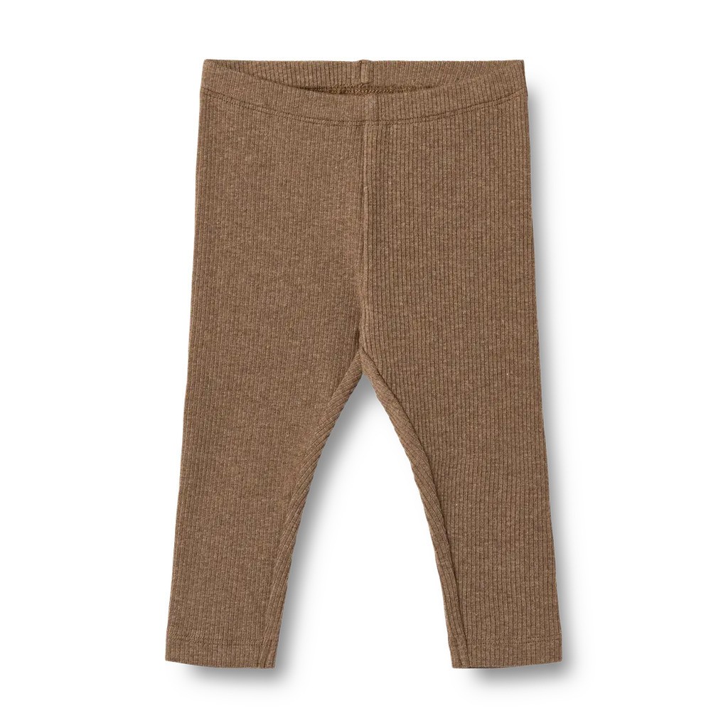 Jules Jersey Leggings - Coffee melange - 12 MDR.