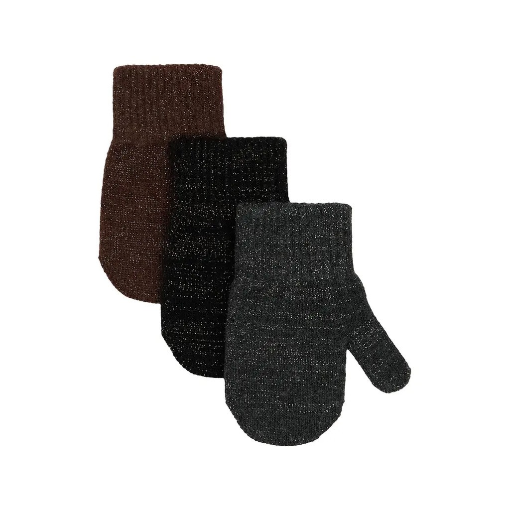 Magic vanter 3 pak med lurex - Antrazite - 0-2 ÅR