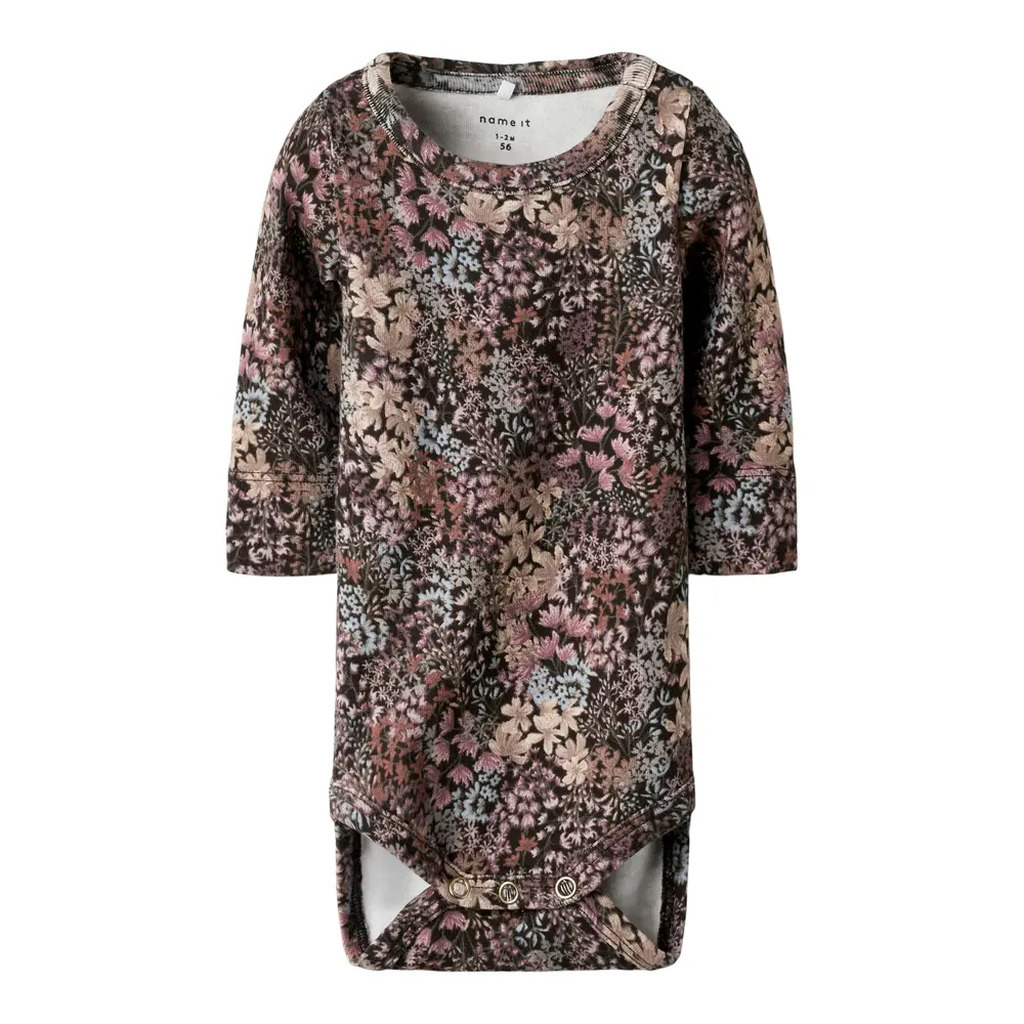 Resa Langærmet Body - Chocolate Brown - 68