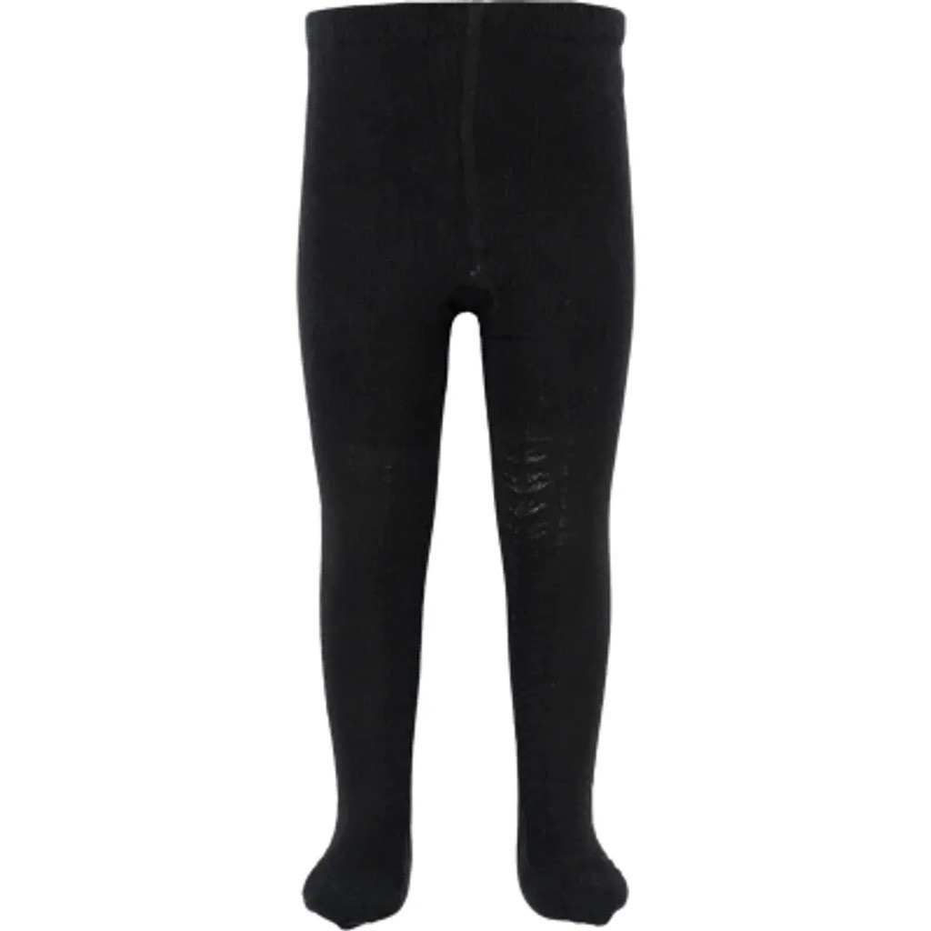 Bamboo strømpebukser - BLACK - 5/7Y