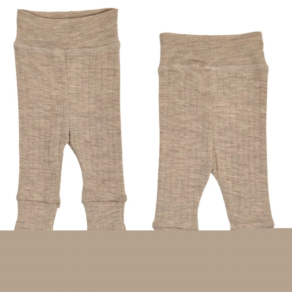 Woolly bukser med foldbare fødder - 821000011 - 74