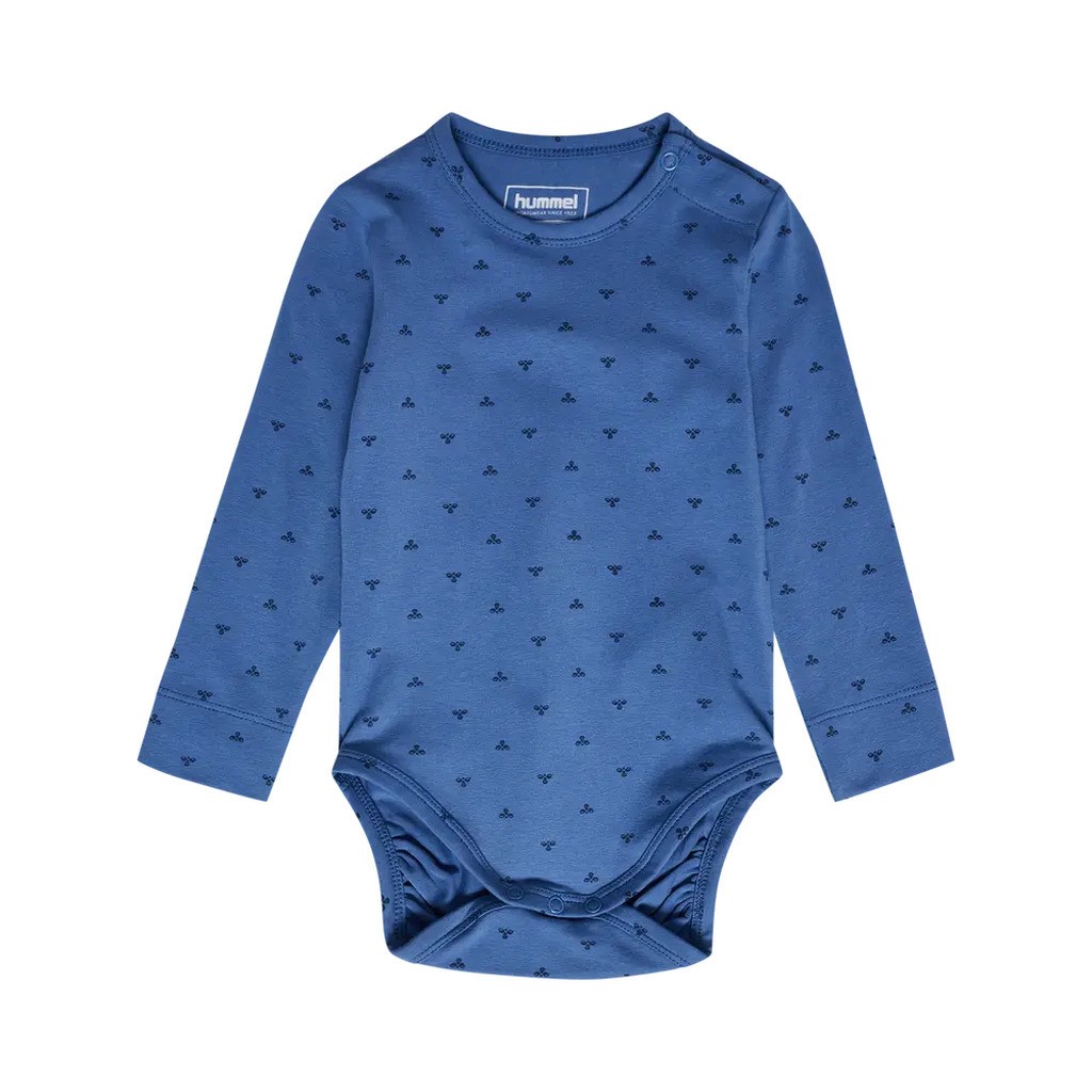 Bee Langærmet Body - Dutch Blue - 62