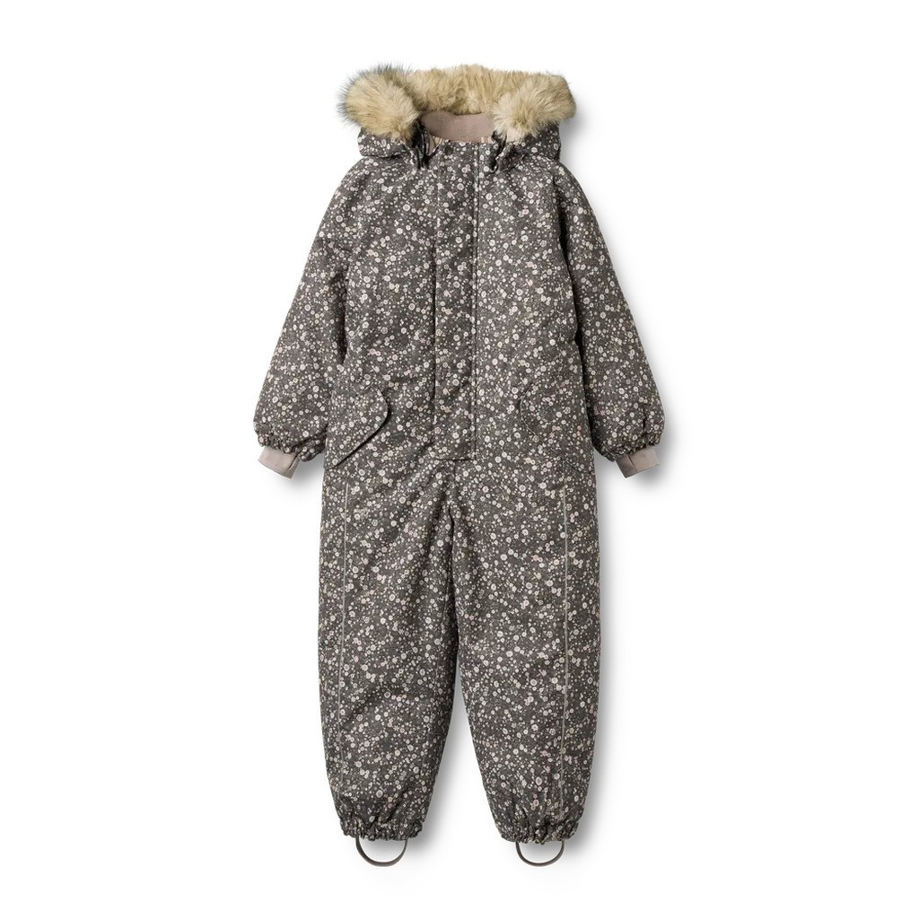 Moe Flyverdragt - Black sea open flowers - 8 ÅR