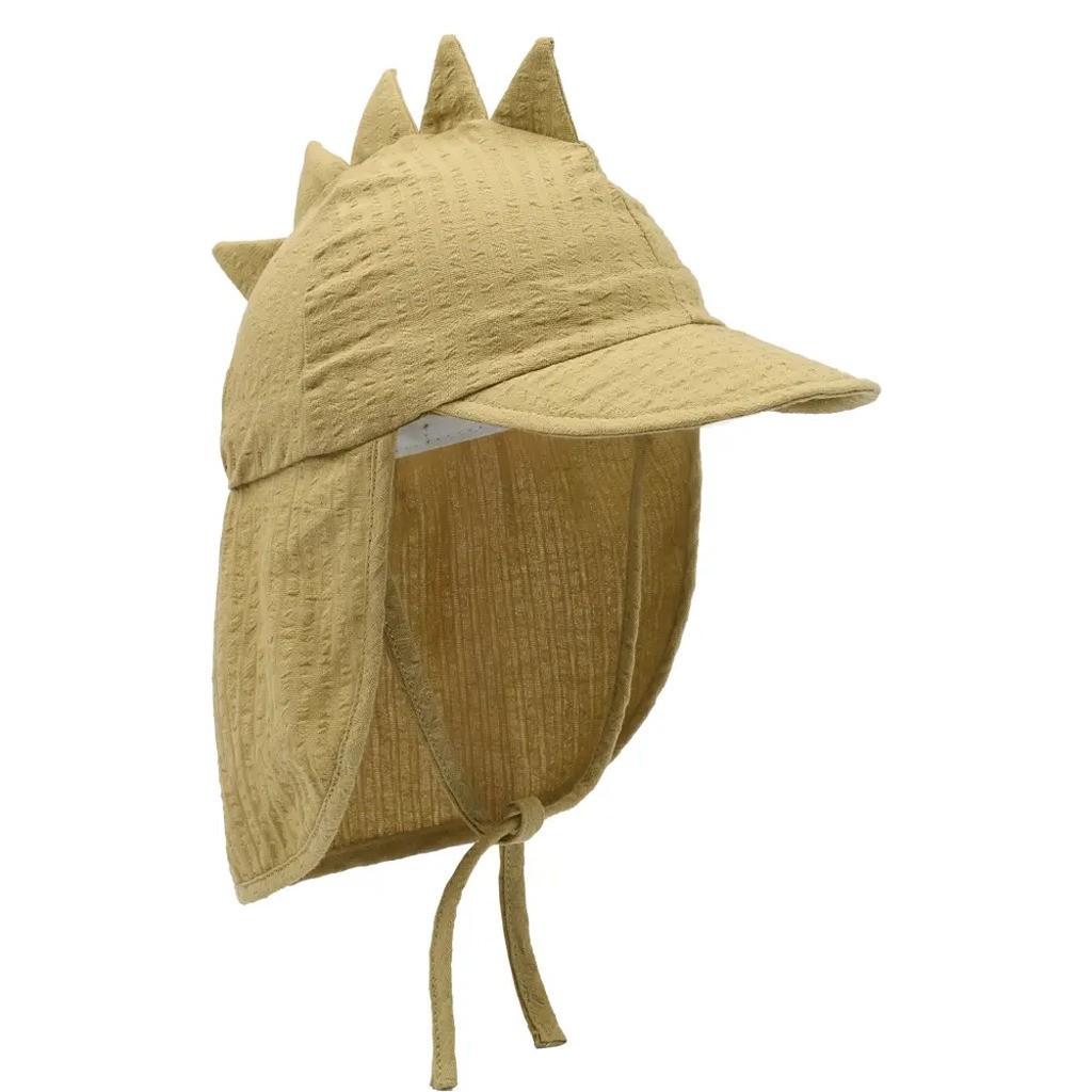 Sommercap lang skygge 3D - GRAY GREEN - 4-6 ÅR