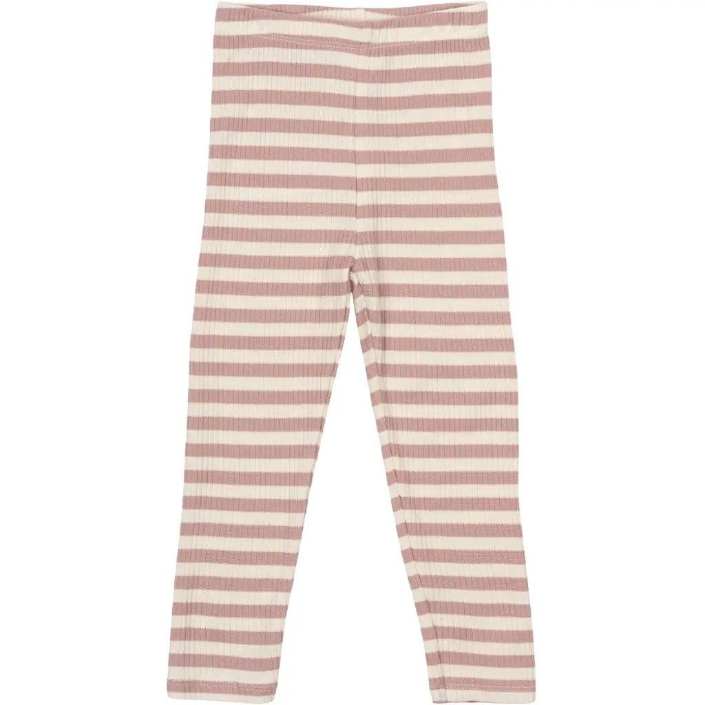 Fro Uni Rib Leggings - Rose stripe - 68
