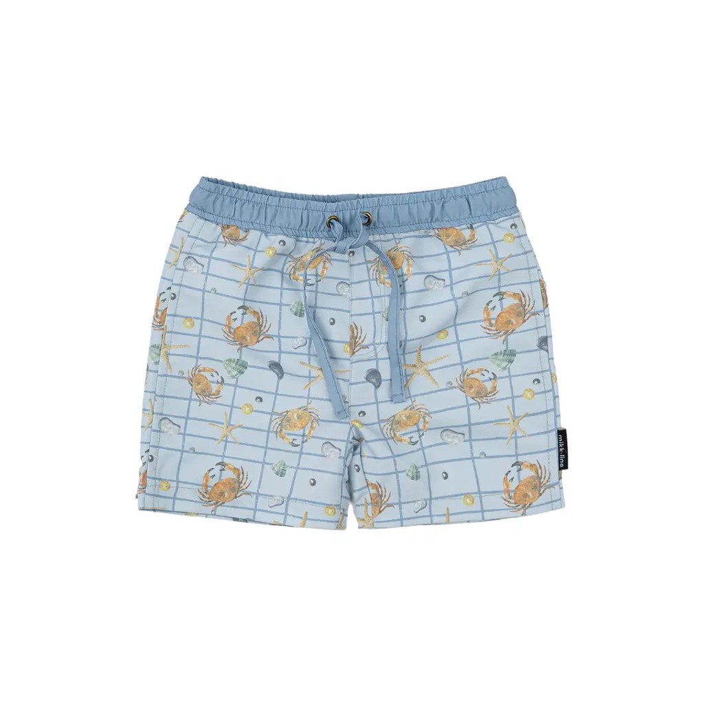 Badeshorts - Faded denim - 5-6 ÅR