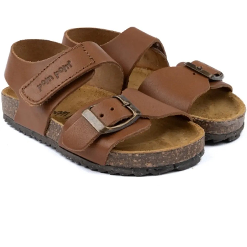Velcro Sandal - CAMEL - 31