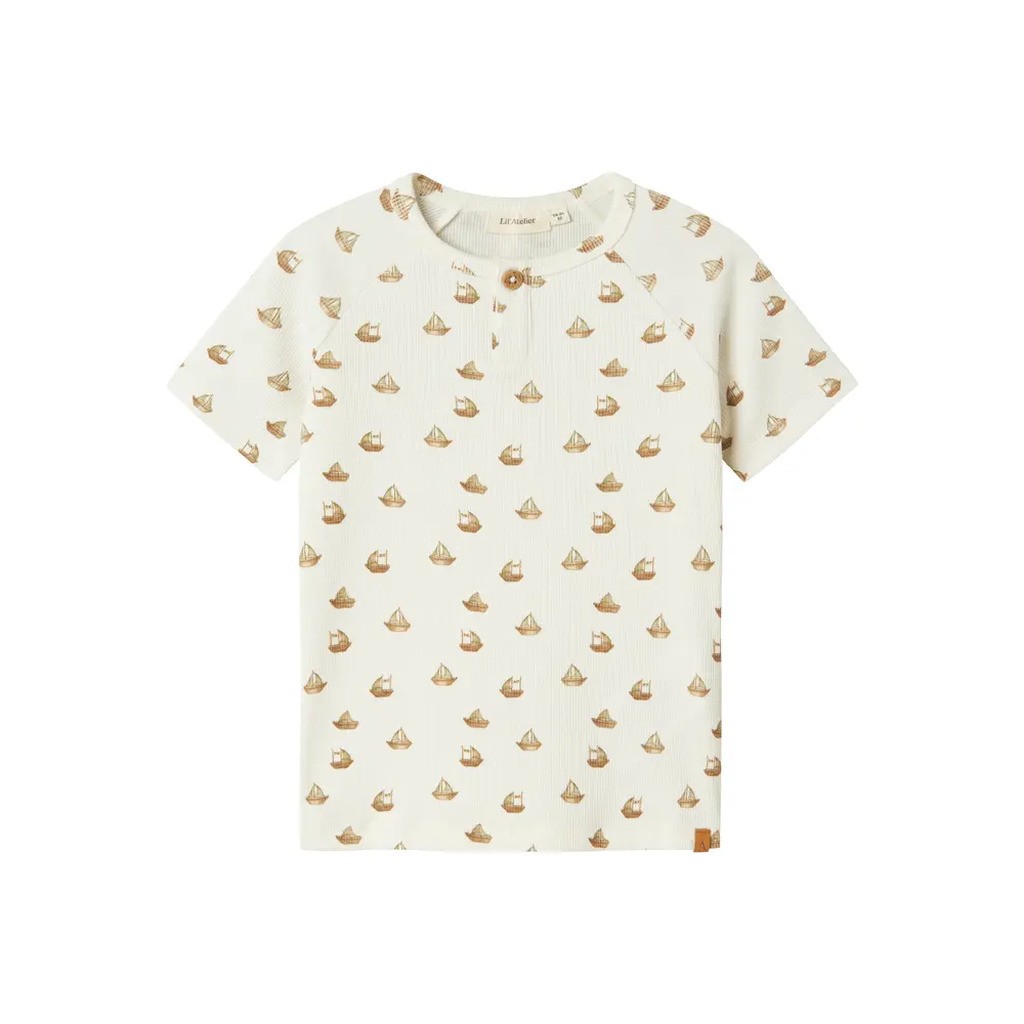Lavo eni kortærmet slim t-shirt - COCO MILK - 92