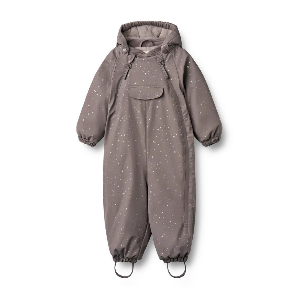 Evig Gummidragt - Purple stone stars - 2 ÅR