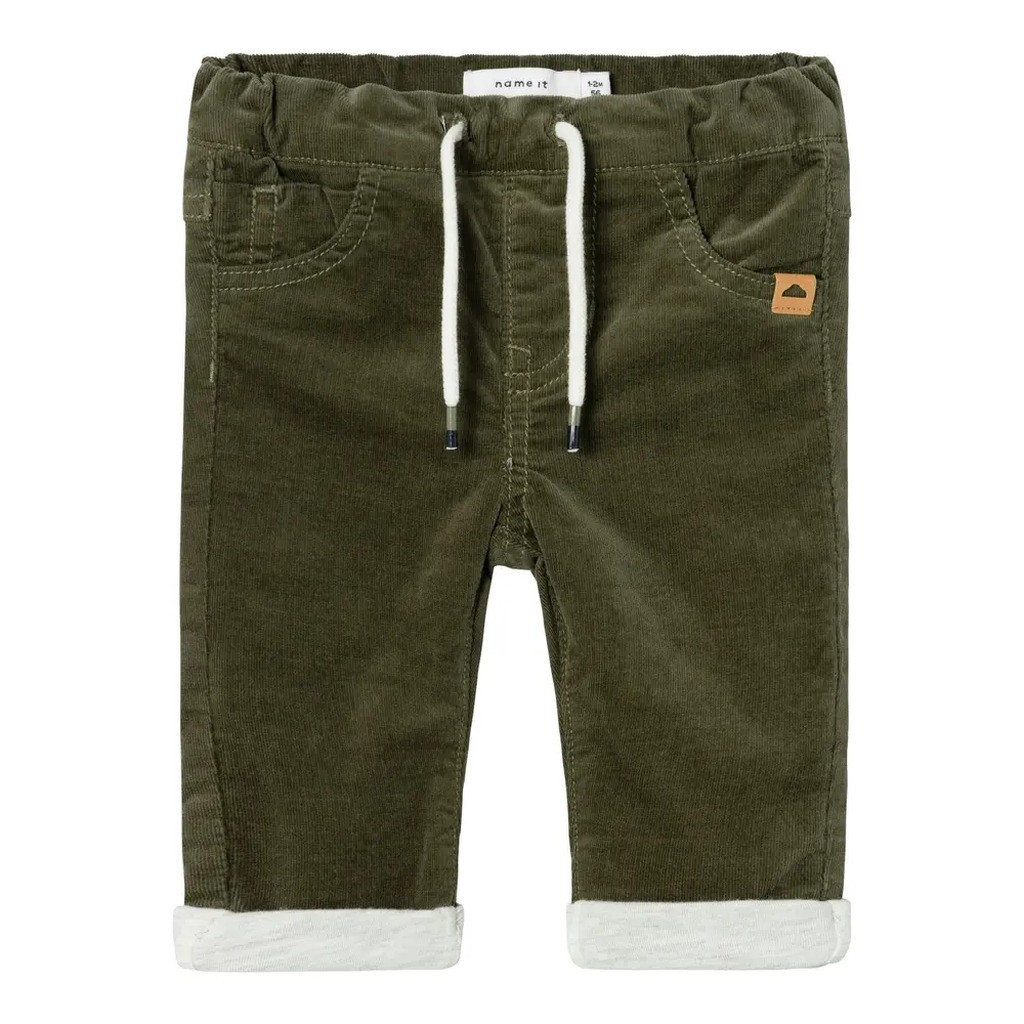 Ben regular cord bukser - TEA LEAF - 50