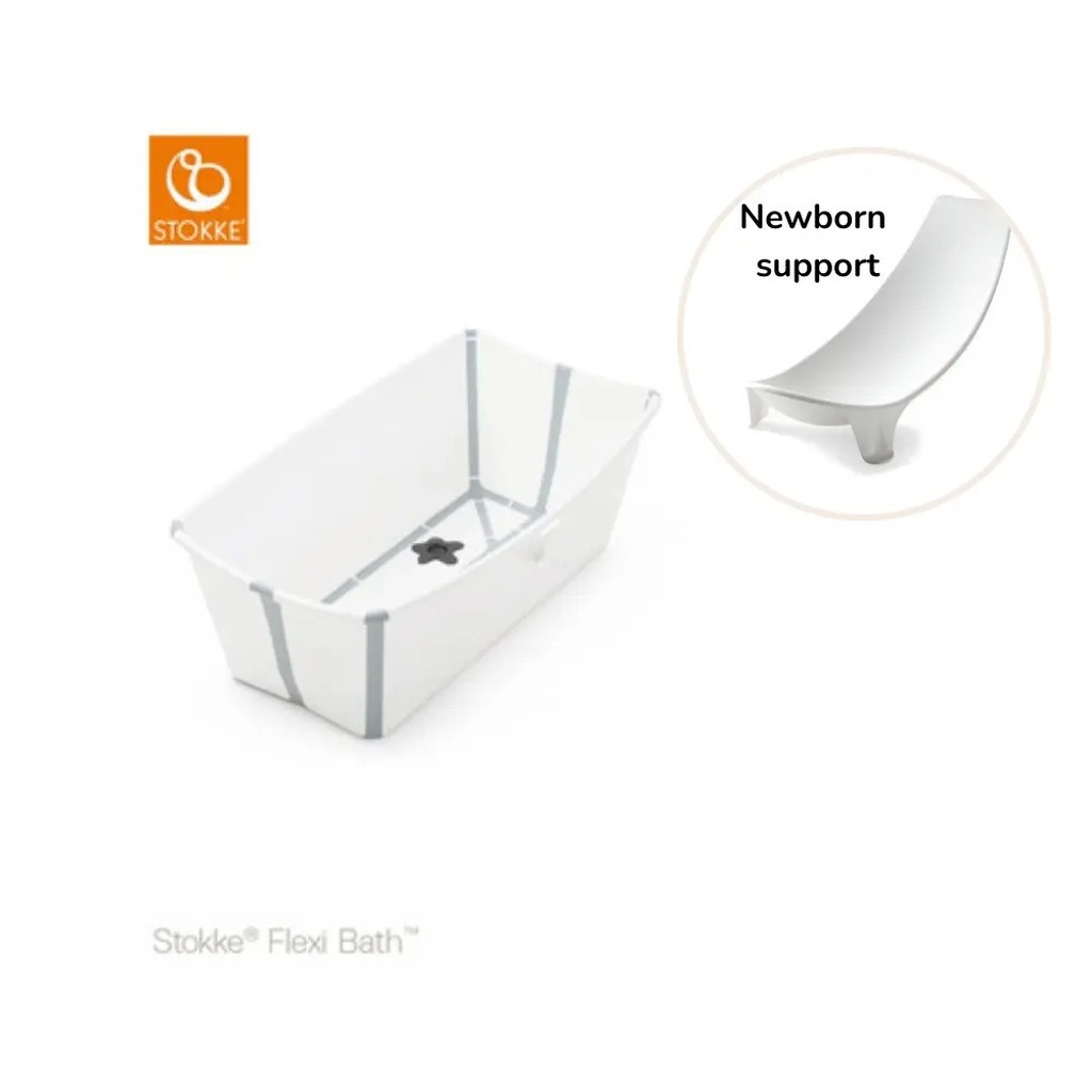 Stokke flexibath inkl. newborn support - Hvid