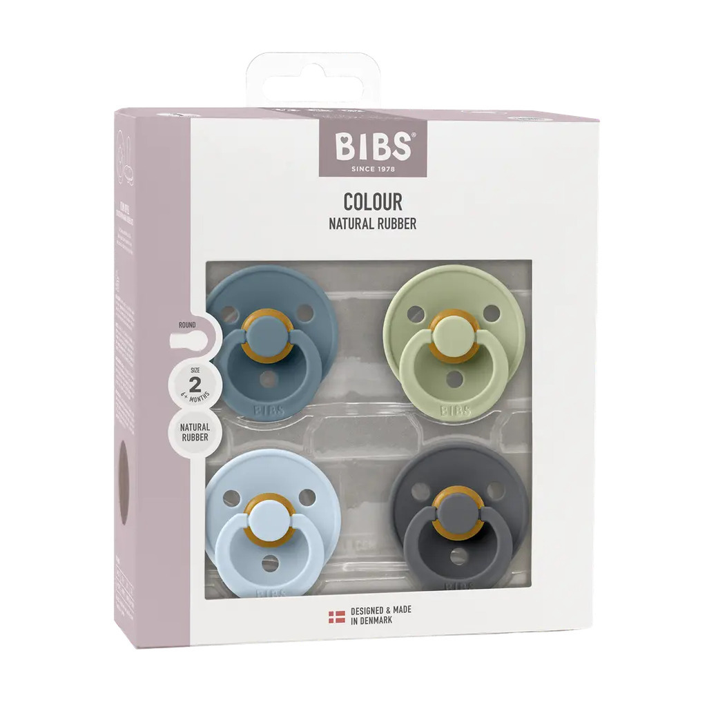 Colour 4 pk Latex str.2 Petrol/Sage/Baby Blue/Iron