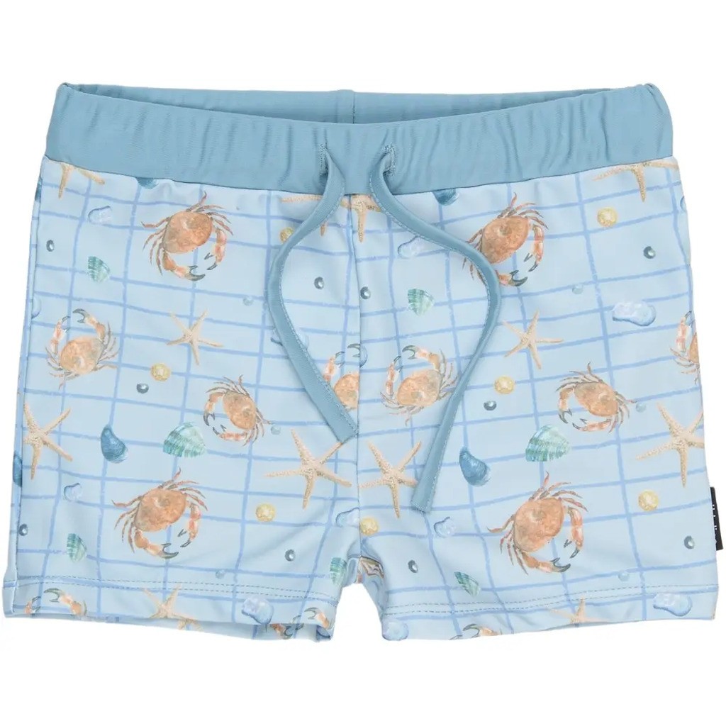 Badebukser UV Aop Recycled - FADEDDENIM - 3-4 ÅR