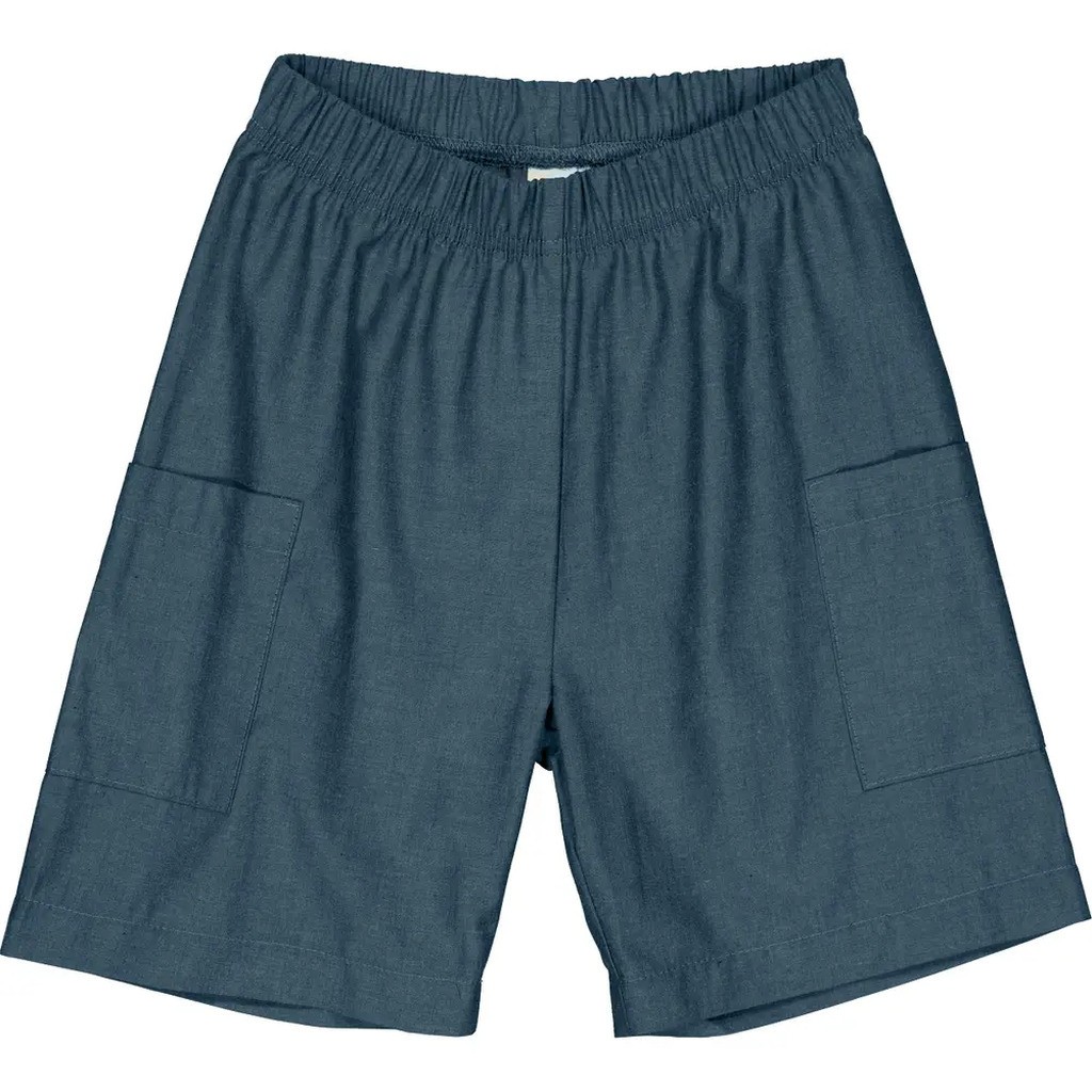 Chambray cargo shorts - Chambray - 110