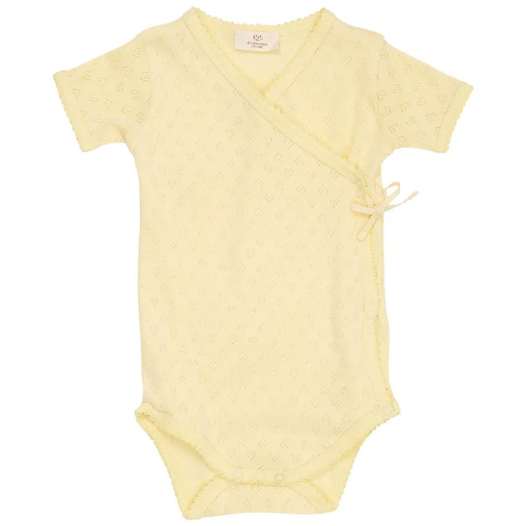 Hjerte bodystocking m. skrålukning - PALEYELLOW - 56