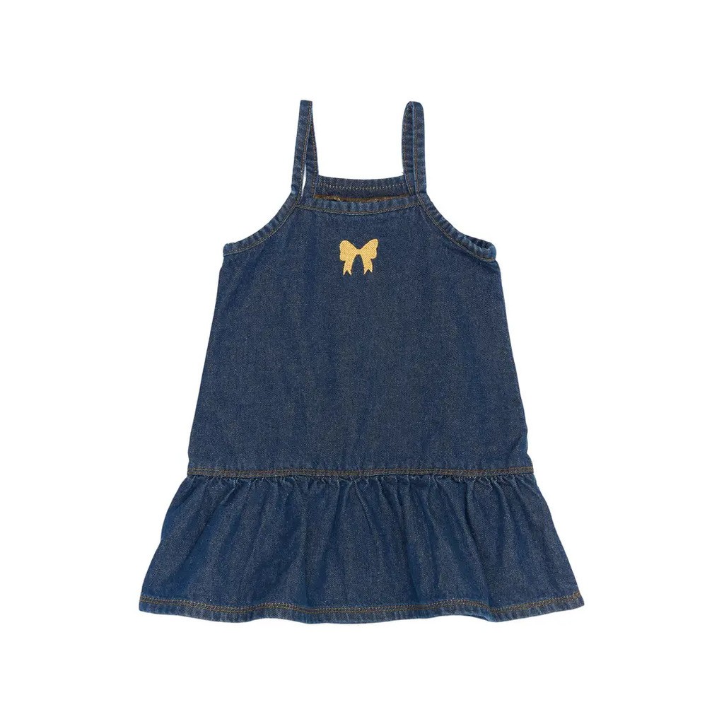 Raya Denim Kjole - BLUE DENIM - 110