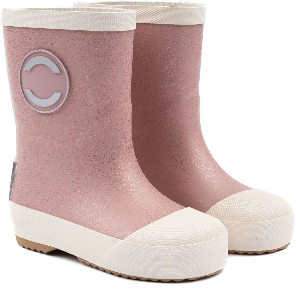 Gummistøvle Glitter - Barefoot - WOODROSE - 24