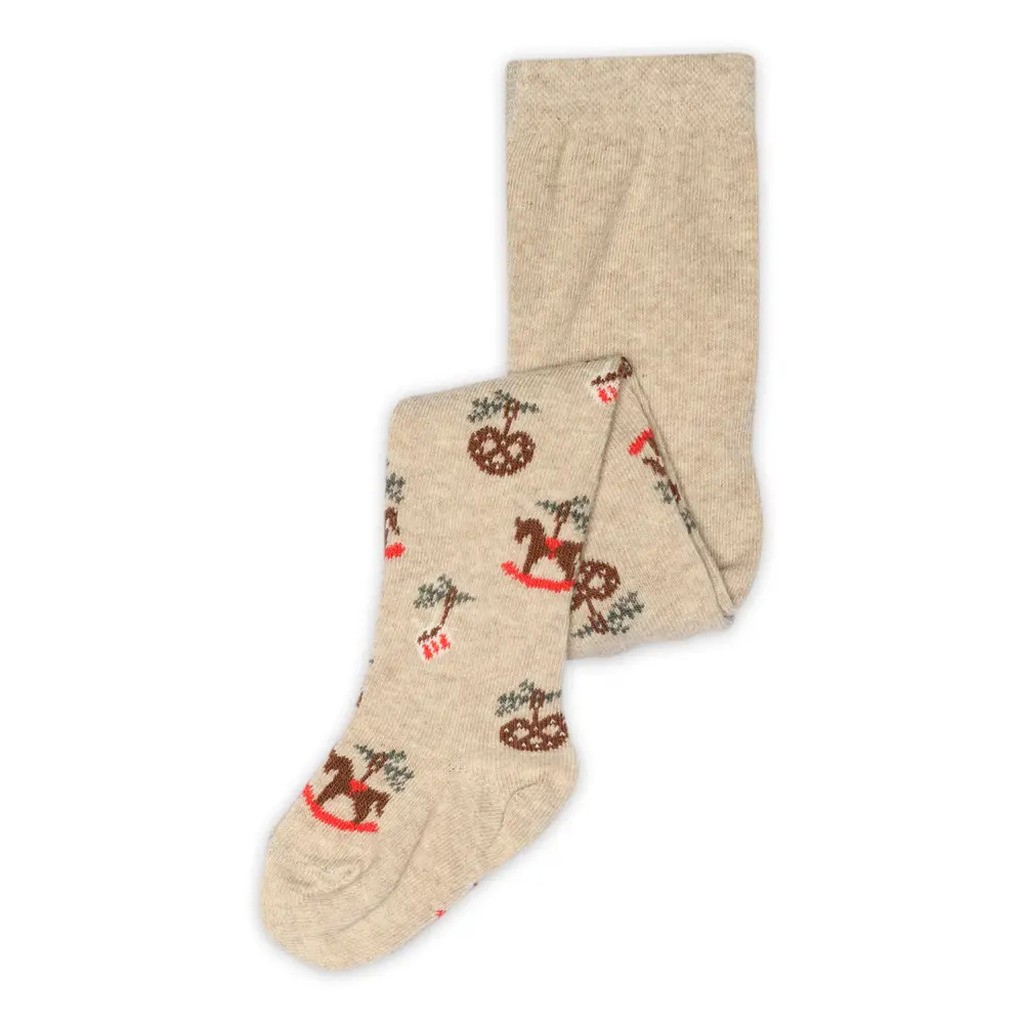 Julle strømpebukser - Beige Melange - 70