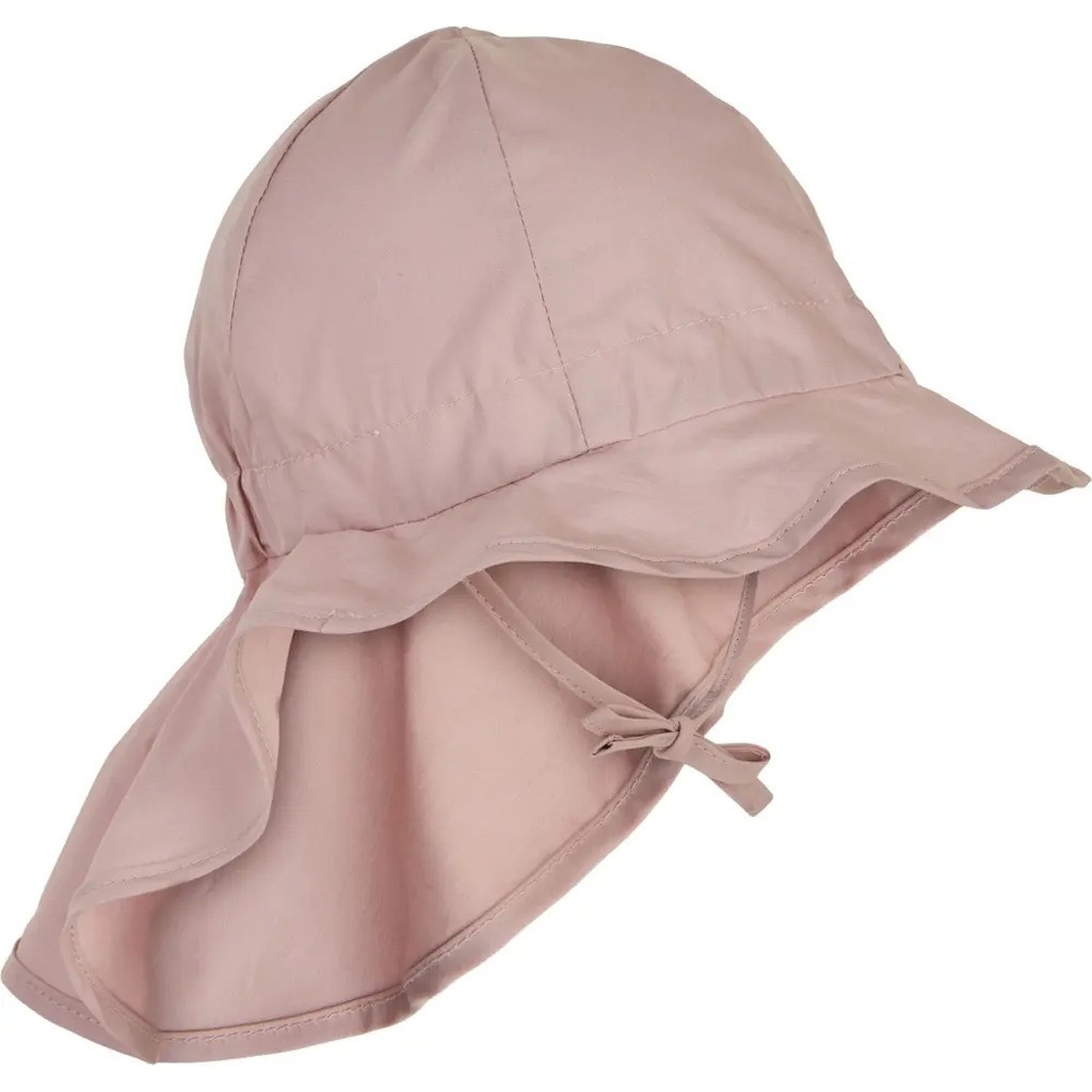 Sommerhat, lang skygge - Solid - ADOBE ROSE - 2-4 ÅR