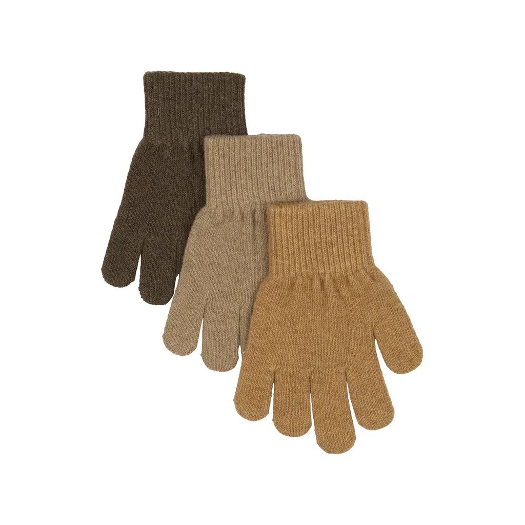 Magic handsker 3 pak - Bronze - 1-3 ÅR