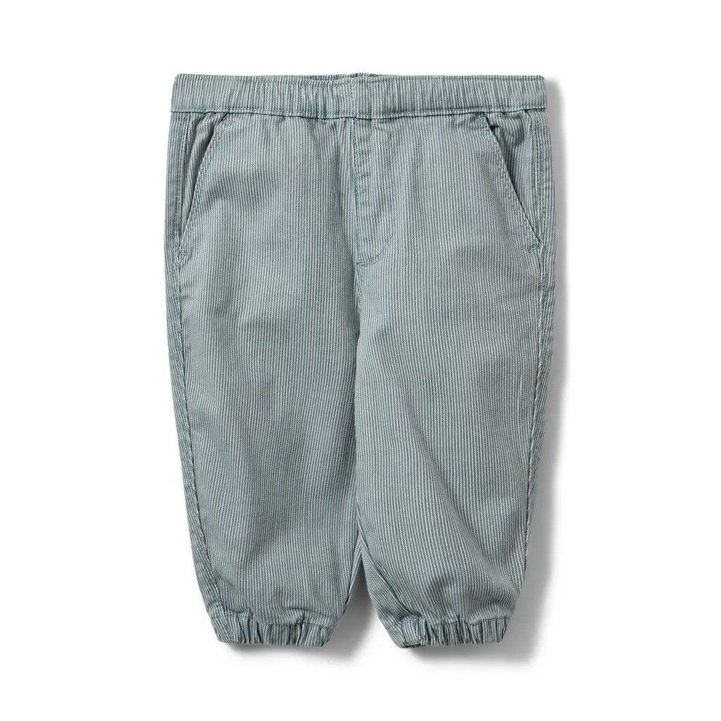 Lamoursb bukser - Blue denim stripe - 92