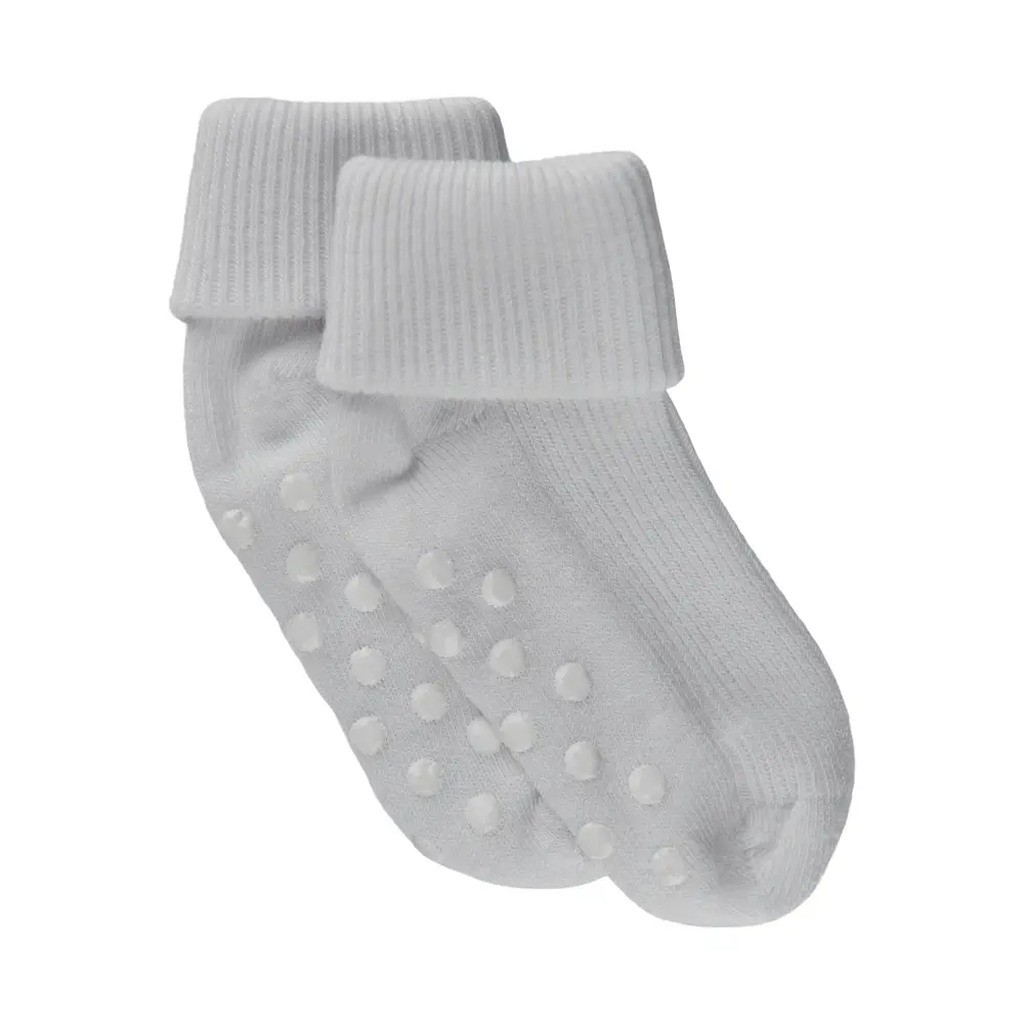 BeKids Baby Rib Strømpe m. ABS - 100 - 19/22