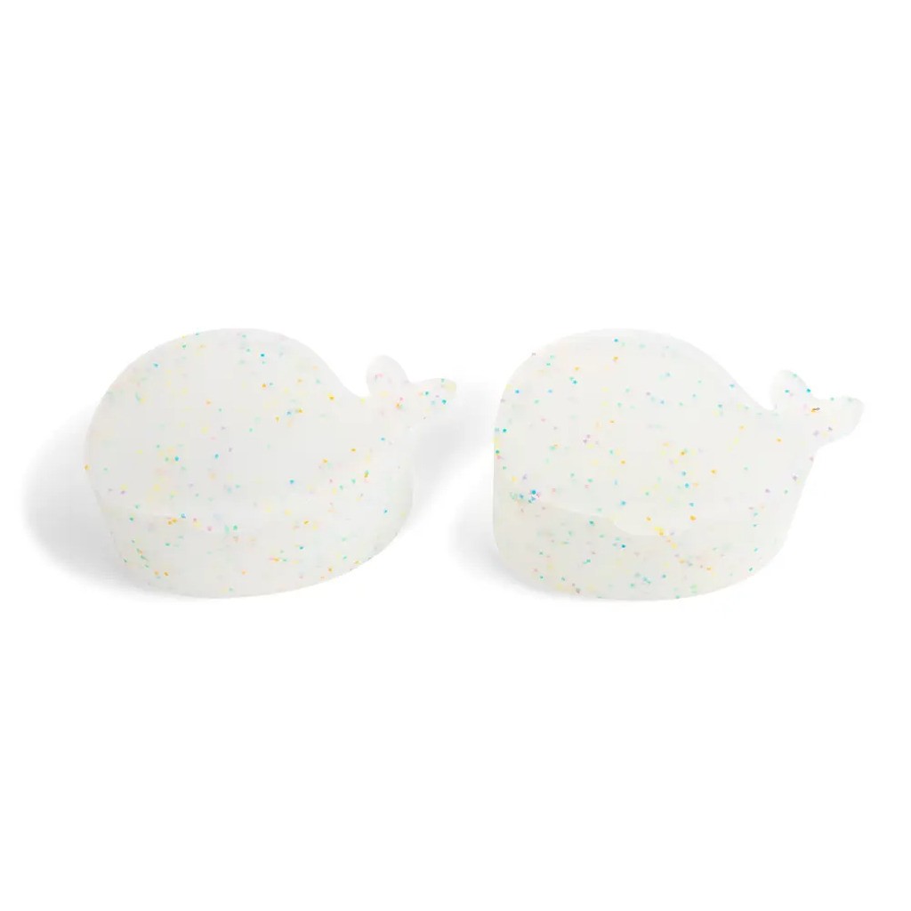 Sæt med 2 snackbokse Hvalen Christian Konfetti