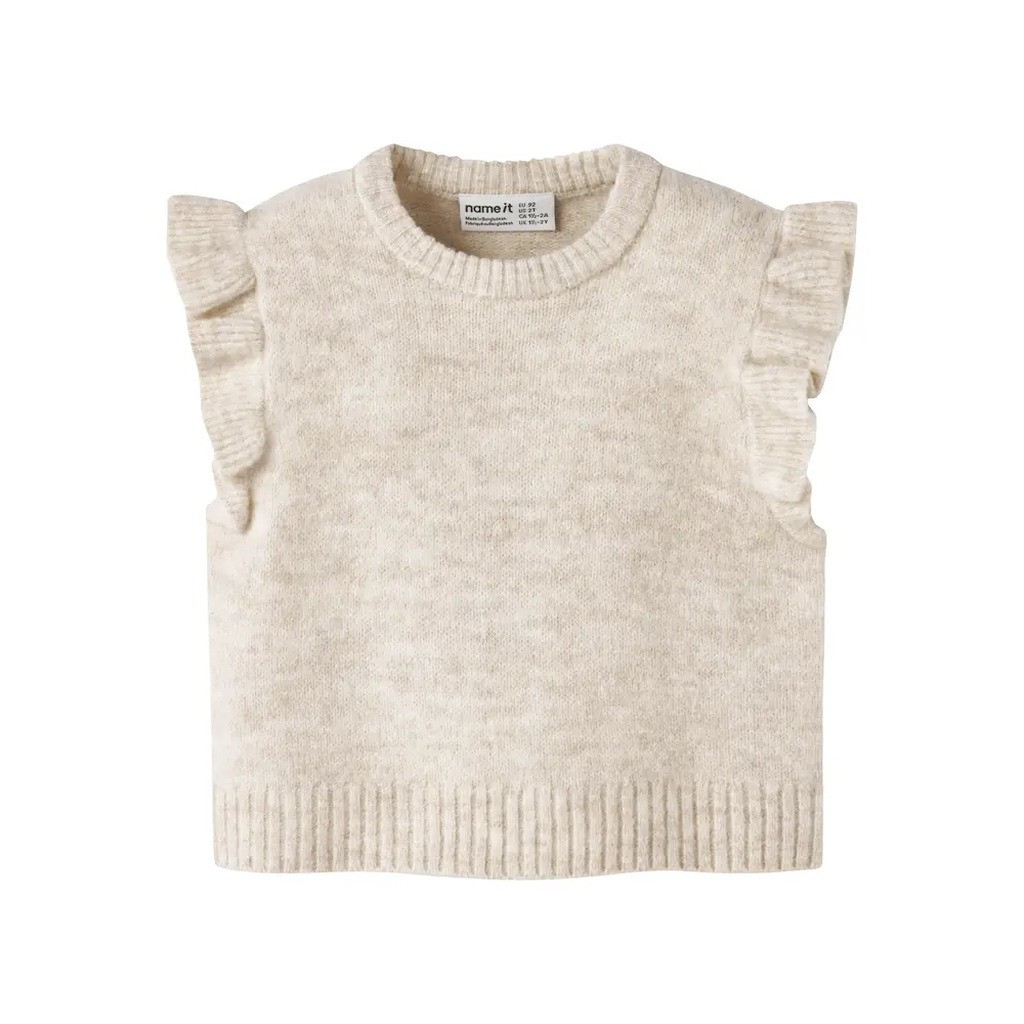 Reifyly Stikket Vest - Peyote Melange - 116