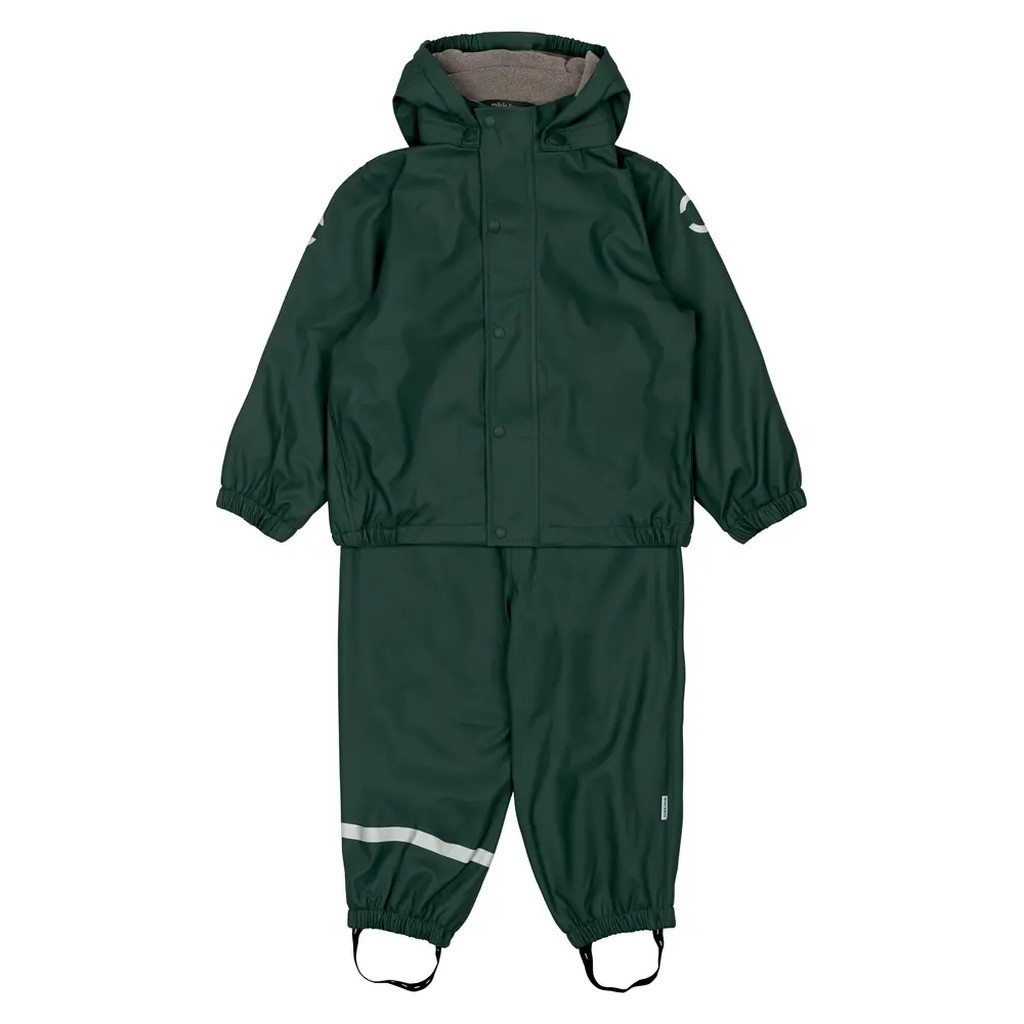 Regntøj med fleece - Darkest sprouse - 92 CM