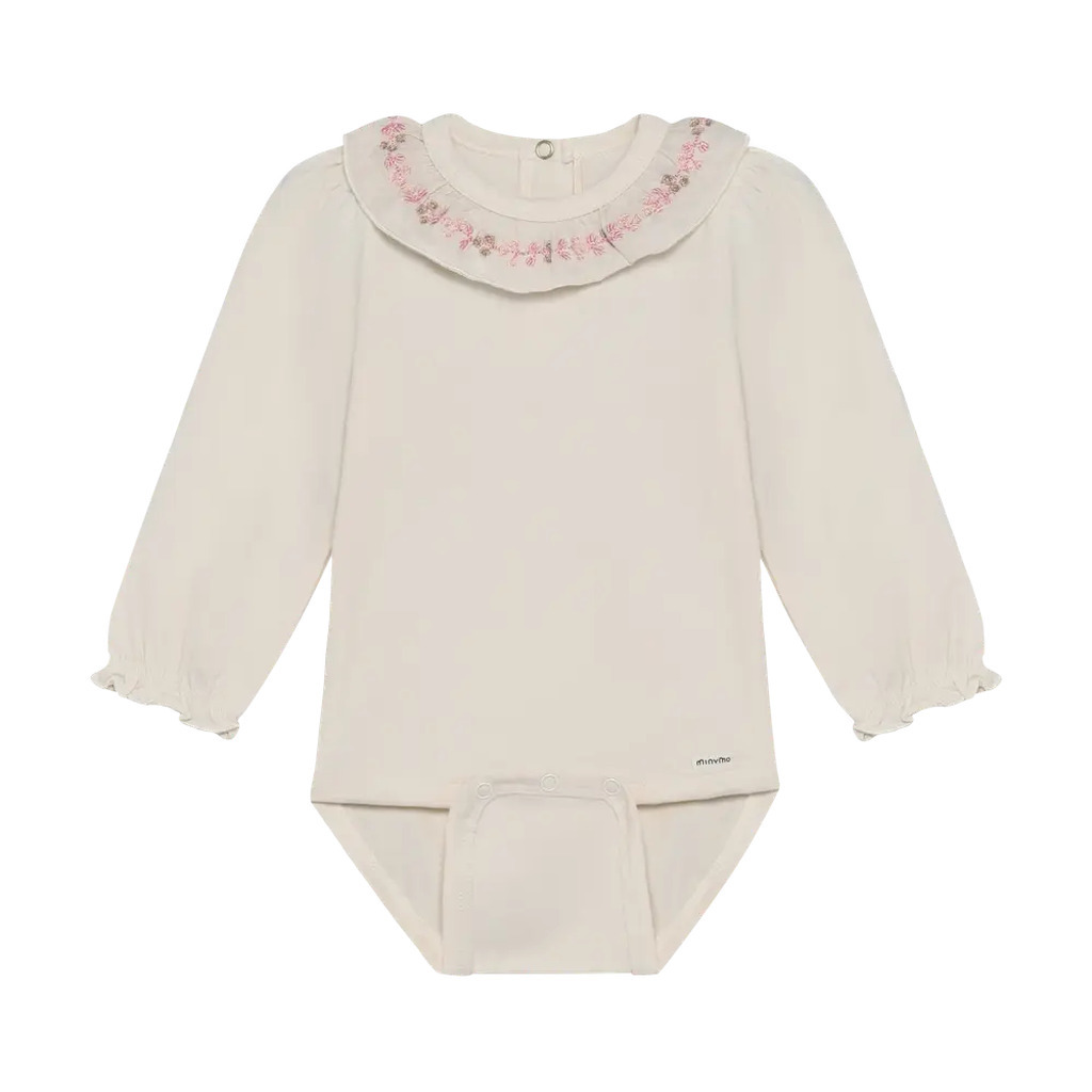 Langærmet Body - White Swan - 68