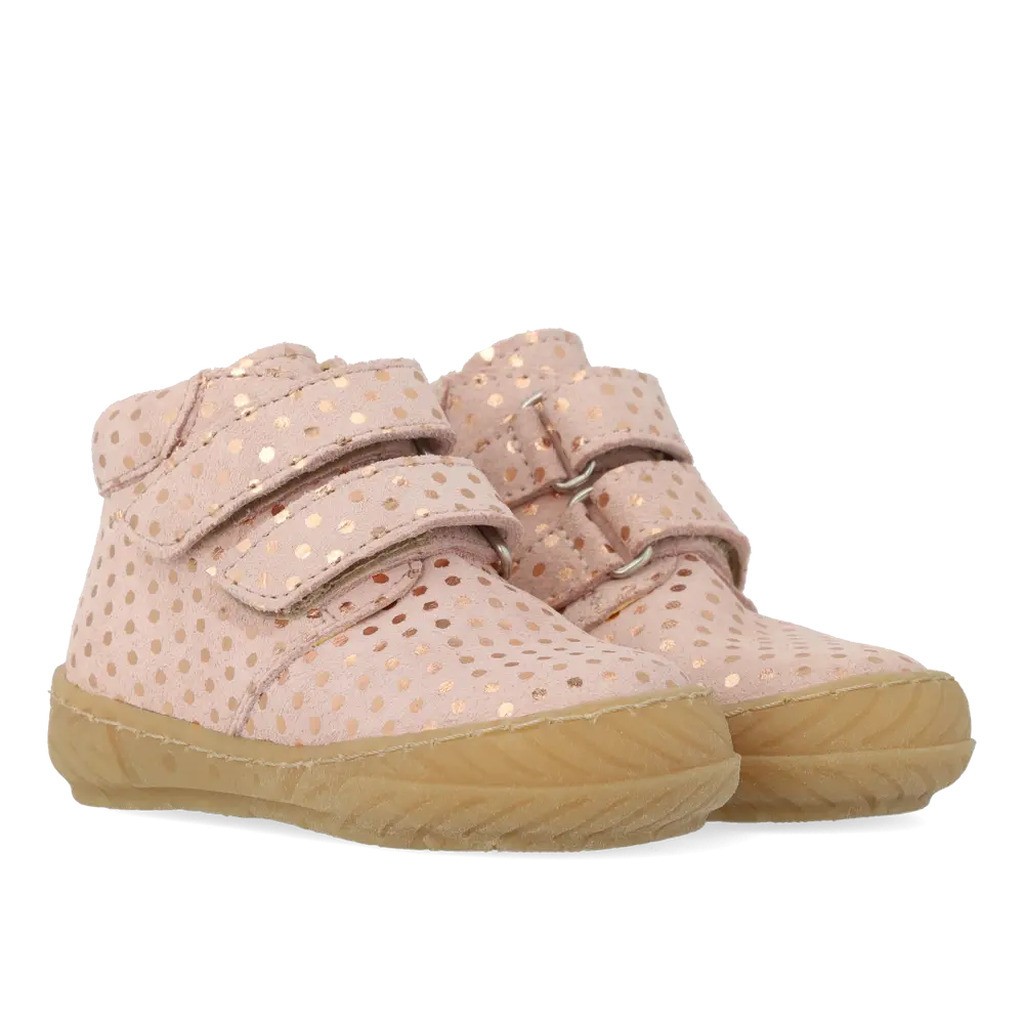 Prewalker lædersko med velcro - 3329 - 22