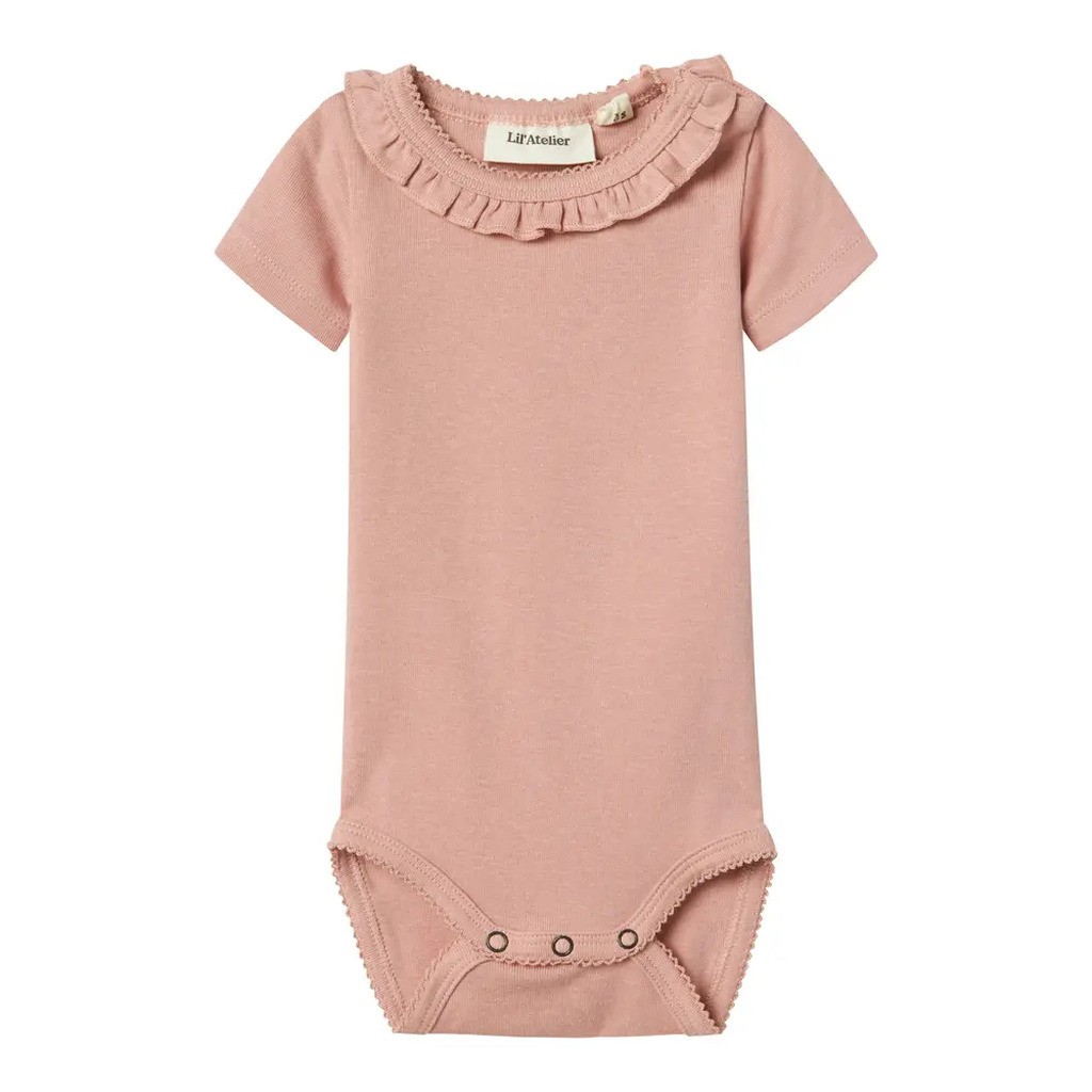 Lalo tem kortærmet slim body - MISTY ROSE - 68