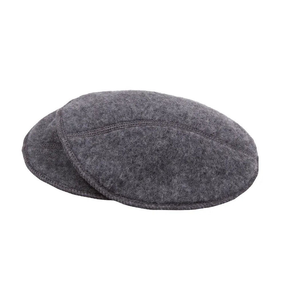 Tykke Uld Ammeindlæg - Grey Mel. - L