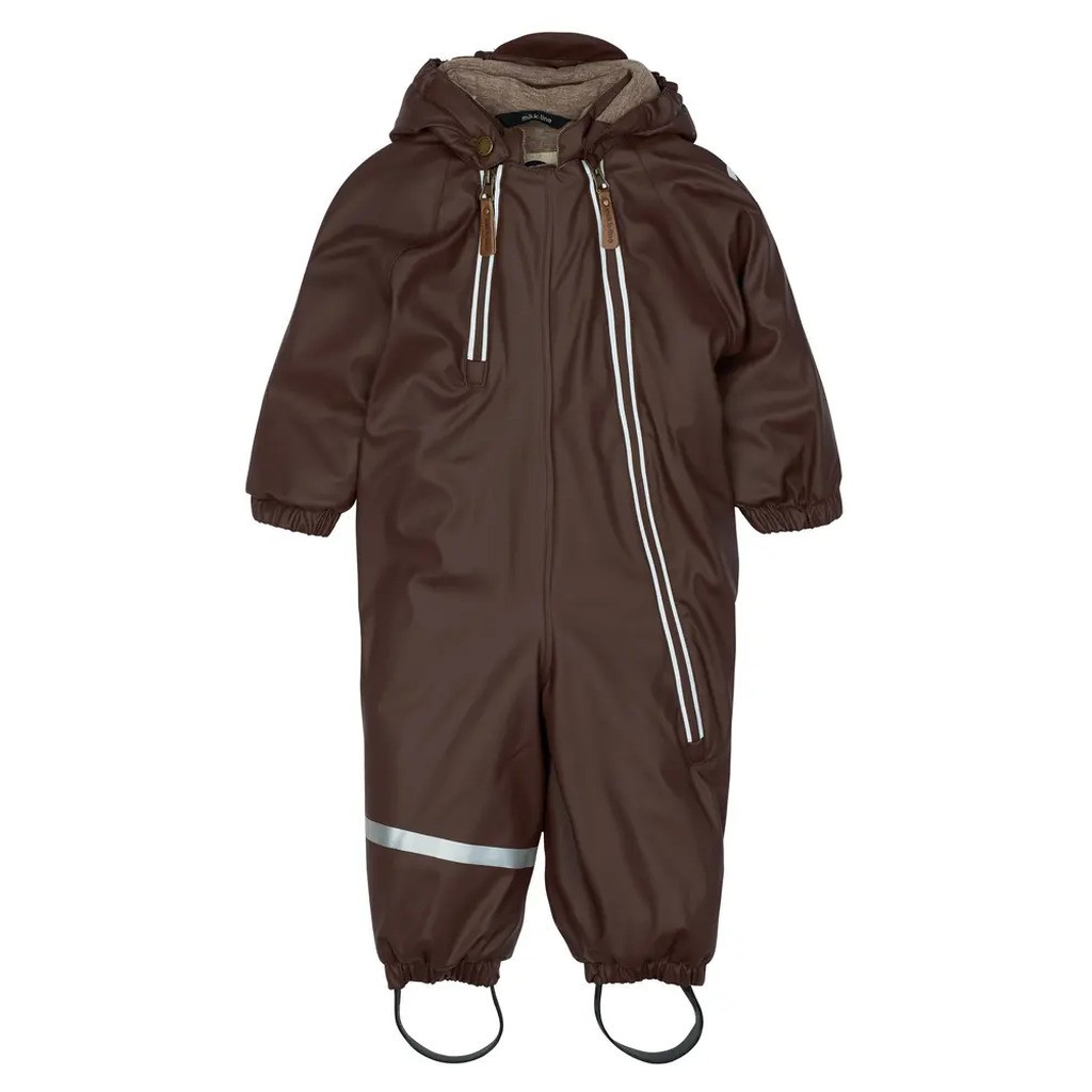 PU Flyverdragt 2 Zip Recycled - French roast - 80 CM