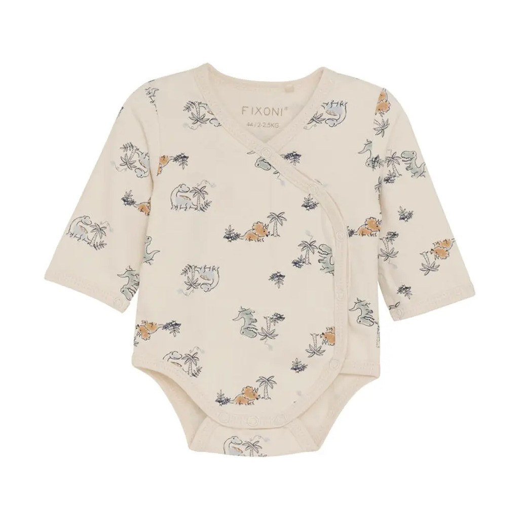 Slå-om Body Langærmet AOP - Zen Blue - 44