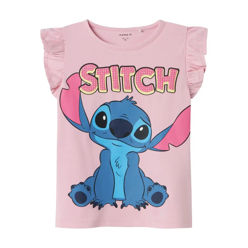 Asbiri stitch ss t-shirt - CAMEO PINK - 104