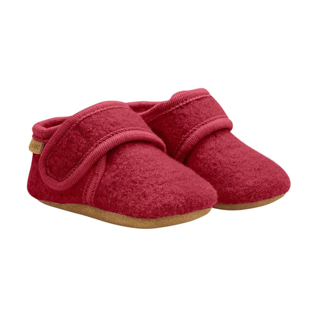 Baby wool slippers - Rio Red - 17-18