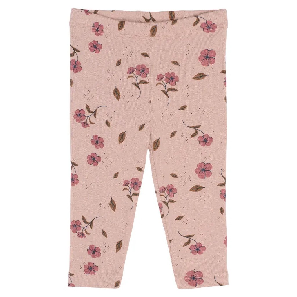 Picole Pointelle Leggings - Adobe rose - 80