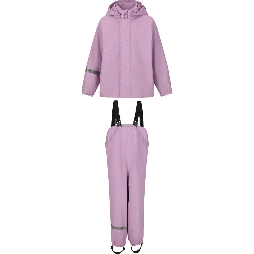 Roze Printet PU Sæt - 4237 - 2/92