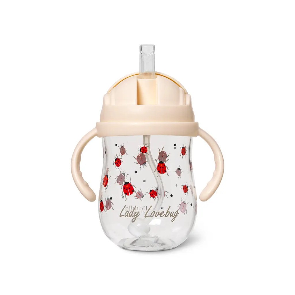 Sugerørskop - Tritan - Ladybug - 300 ml